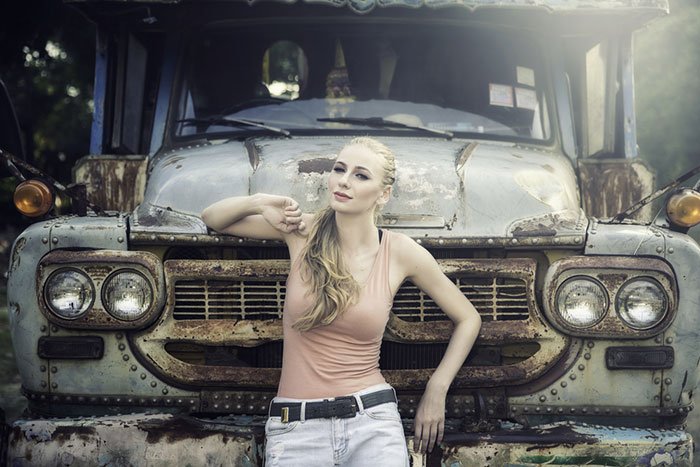 Truck and Texas Girl