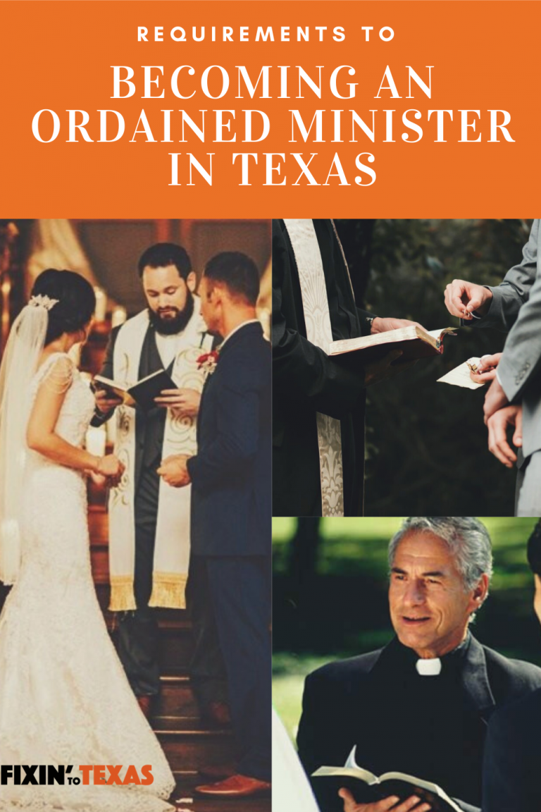 How To Become An Ordained Minister In Texas - Fixin Texas