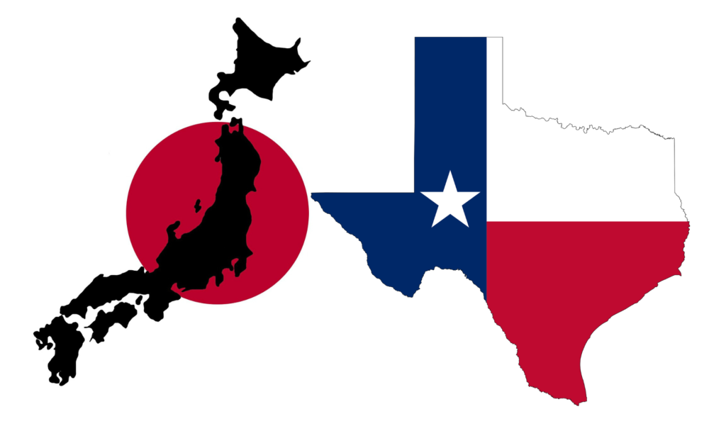 How Big Is Japan Compared To Texas